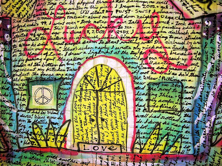 House of Love detail view.Susan Shie 2007.